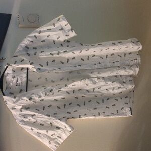 Men's short sleeve button up shirt